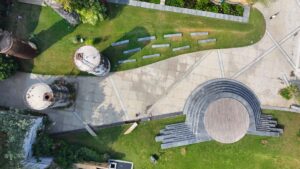 Alembic Real Estate | Vadodara | Play | Amphitheatre Aerial